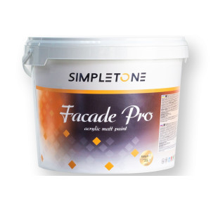Матова акрилова фарба фасадна Facade Pro