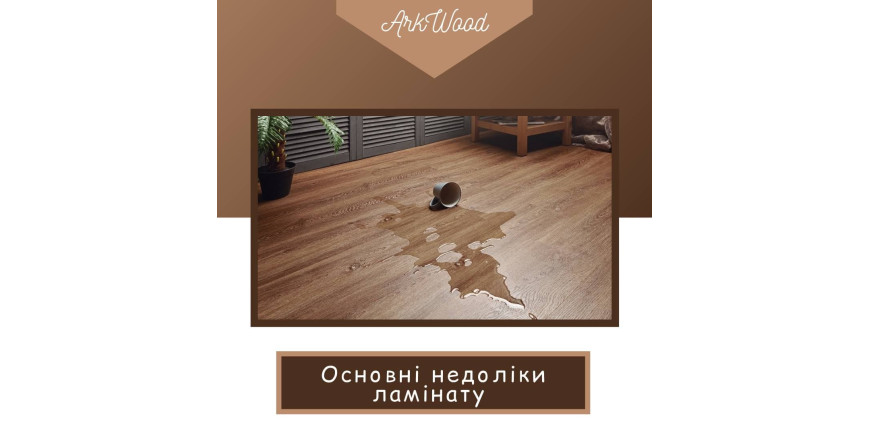 Основні недоліки ламінату