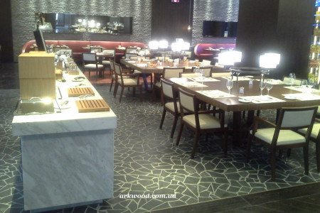 Массивная доска дуб термо - ресторан - салон Арквуд