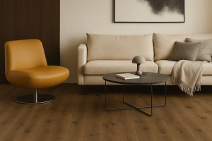 Паркетна дошка Arkwood Дуб Молочний шоколад рустик 14х180х600-2000 мм