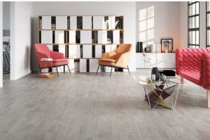 Паркетна дошка Barlinek DECOR Дуб Marzipan Muffin Molti FAMILY, 3х смуговий, лак, брашований, 14*207*2200 мм