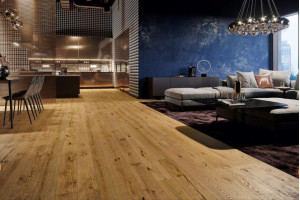 Паркетна дошка Barlinek Smaki Zycia Дуб Biscotti Grande COUNTRY, 1 смуговий, матовий лак, фаска 4 V, 14*180*220 мм