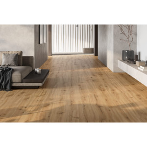Кварц винил Barlinek Next Step Standard Amber Oak, рустик, 34 класс, ультра-матовый лак, микрофаска 4v, 4.5*198*1234 мм