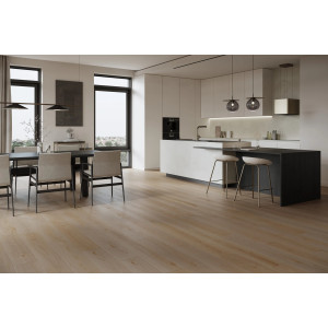 Кварц вініл Barlinek Next Step Standard Apricot Oak, натур, 34 клас, ультра-матовий лак, мікрофаска 4v, 4.5*198*1234 мм