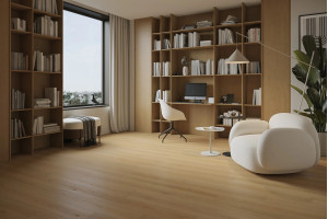 Кварц вініл Barlinek Next Step Standard Sunny Oak, натур, 34 клас, ультра-матовий лак, мікрофаска 4v, підкладка, 5.5*198*1234 мм