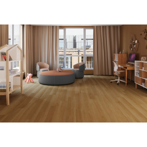 Кварц вініл Barlinek Next Step Standard Wheat Oak, селект, 34 клас, ультра-матовий лак, мікрофаска 4v, підкладка, 5.5*198*1234 мм