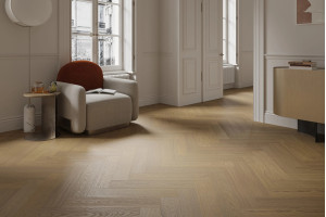 Кварц вініл Barlinek Next Step Herringbone Antic Oak HB, селект, 34 клас, ультра-матовий лак, мікрофаска 4v, підкладка, 6*127.9*639.5 мм