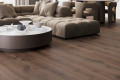 Кварц вініл Barlinek Next Step Large Coffee Oak, рустик, 34 клас, ультра-матовий лак, мікрофаска 4v, підкладка, 6*228*1523 мм