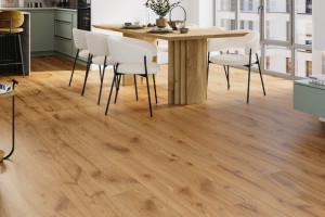 Кварц вініл Barlinek Next Step Large Ginger Oak, рустик, 34 клас, ультра-матовий лак, мікрофаска 4v, підкладка, 6*228*1523 мм