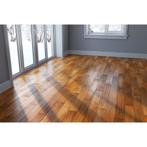 Масивна дошка Brand Wood Тик SUMATRA NATURAL лак 18*120*600-1200 мм