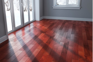 Масивна дошка Brand Wood Мербау Медіум, лак, фаска, 18х120х600-1200 мм