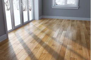 Паркетна дошка Brand Wood Гевея зістарена CHAMPAGN