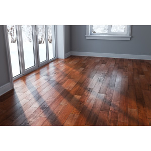 Паркетна дошка Brand Wood Гевея зістарена RED