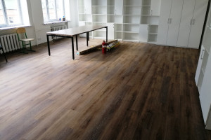 Укладання вінілу на клей малюнок "ялинка"