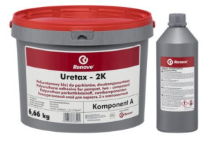 Паркетний клей Renove Uretax 2K поліуретановий клей 6,66 кг.