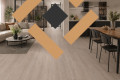 Виниловый пол Tarkett Art Vinyl ModularT 70 Nordic Oak LIGHT BROWN, 2.5*665*665 мм, 4v фаска, вологостойкий, 43 класс, рабочий слой 0.7 мм