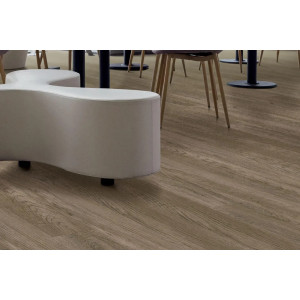 Виниловый пол Tarkett Art Vinyl Express OAK MODERN BROWN, 2.5*160*1000 мм, 4v фаска, вологостойкий, 43 класс, рабочий слой 0.7 мм