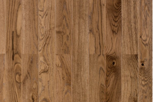 Паркетна дошка Tarkett Rumba Дуб Мусон, рустик, лак, середнє брашування, 14*120*1200 мм