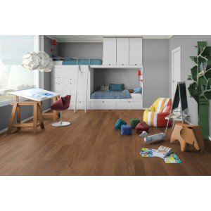 Паркетна дошка Tarkett Rumba Дуб Лава, натур, лак, cереднє брашування,  14*120*1200 мм