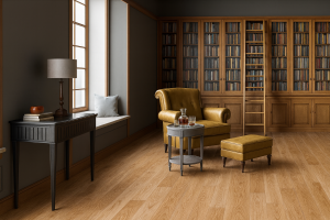 Паркетна дошка Tarkett Rumba Дуб Савана, преміум, лак, середнє брашування, 14*120*1200 мм