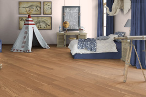 Паркетна дошка TARKETT TANGO CLASSIC Дуб Мідний, натур, олія, середнє брашування, 14*164*1200 мм