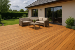 Терасна дошка Тик 19x125x900-2100 мм