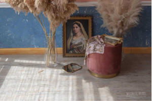 Вінілова підлога клейова Vinilam 2,5 mm 66777 Дуб Росток, 43 клас, мікрофаска, 2.5*188*1228 мм