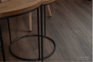 Вінілова підлога клейова Ceramo VINILAM 2,5 mm 8885 Дуб Берн, 43 клас, мікрофаска, 2.5*233*1528 мм