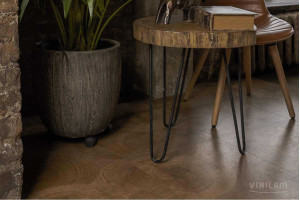 Вінілова підлога клейова Ceramo VINILAM плитка 2,5 mm 61601 Дуб Натуральний