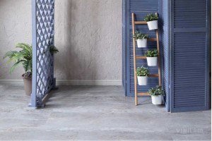 Вінілова підлога клейова Ceramo VINILAM плитка 2,5 mm 61608 Натуральний Камінь, 43 клас, мікрофаска, 2.5*475*950 мм