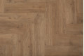 Вінілова підлога клейова VINILAM ялинка 2,5 mm MS1015 Дуб Крафт, 43 класс, мікрофаска, 2.5*152.4*609.6 мм