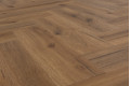 Вінілова підлога клейова VINILAM ялинка 2,5 mm WF0370 Дуб Бурштиновий, 43 класс, мікрофаска, 2.5*152.4*609.6 мм