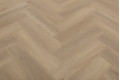 Вінілова підлога клейова VINILAM ялинка 2,5 mm WF0527 Дуб Латте, 43 класс, мікрофаска, 2.5*152.4*609.6 мм