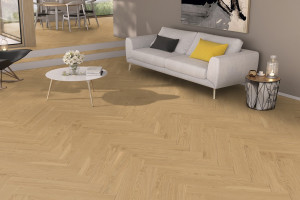 Паркетна дошка англійська ялинка Weitzer Parkett Herringbone 90° WP 475 Oak Calm