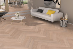 Паркетна дошка англійська ялинка Weitzer Parkett Herringbone 90° WP 475 Oak Kaschmir