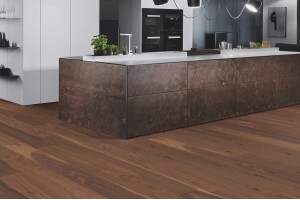 Паркетна дошка Weitzer Plank 1800 (Quadra) Горіх пропарений