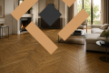 Паркет ялинка англійська 3-шарова  Arkwood Loft Oak Black дуб натур 14*120*600 мм