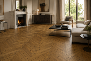Паркет ялинка англійська 3-шарова  Arkwood Loft Oak Black дуб натур 14*120*600 мм