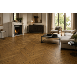 Паркет ялинка англійська 3-шарова  Arkwood Loft Oak Black дуб натур 14*120*600 мм