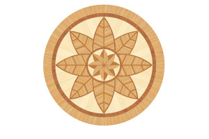 Дворцовый паркет — Розетка 3703