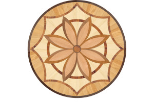 Палацевий паркет — Розетка 3724