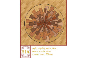 Паркетна розетка 514