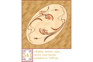 Паркетна розетка 541