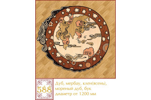 Паркетна розетка 588