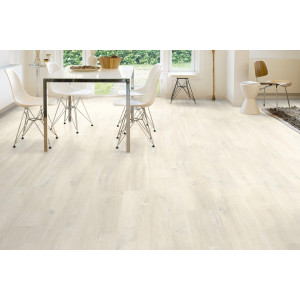 Ламінат Quick-Step Creo Дуб білий Шарлотта, 32 клас, без фаски, вологостійкий, 7×190×1200 мм