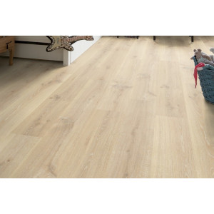 Ламинат Quick-Step Creo Дуб светлый Теннесси бежевый, 32-й класс, без фаски, влагостойкий, 7×190×1200 мм