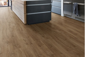 Ламінат Quick-Step Eligna Дуб коричневий Ньюкасл, 32 клас, без фаски, вологостійкий, 8*156*1380 мм
