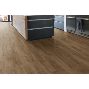 Ламинат Quick-Step Eligna Дуб коричневый Ньюкасл, 32 класс, без фаски, влагостойкий, 8*156*1380 мм