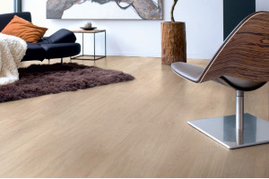 Ламінат Quick-Step Eligna Дуб лакований світло-сірий, 32 клас, без фаски, вологостійкий, 8*156*1380 мм