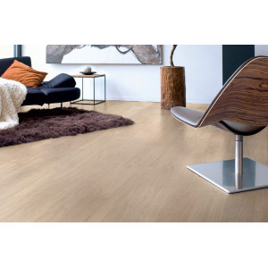 Ламинат Quick-Step Eligna Дуб лакированный светло-серый, 32 класс, без фаски, влагостойкий, 8*156*1380 мм